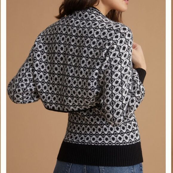 NWT Anthropologie Floral Sweater Shrug Set - Picture 11 of 15